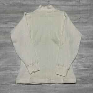 VTG USAF Flyers Shirt Men Medium White Flame Retardant Thermal Bomber 80s USA